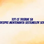Tot ce trebuie sa stii despre mentenanta sistemelor solare