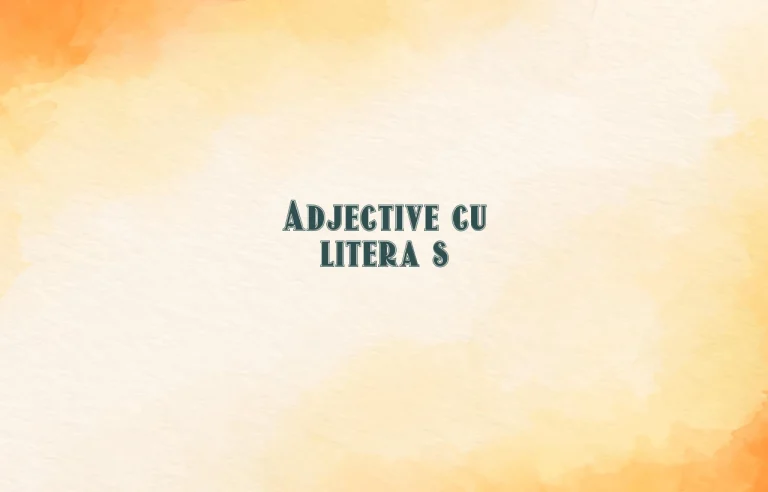 adjective cu s