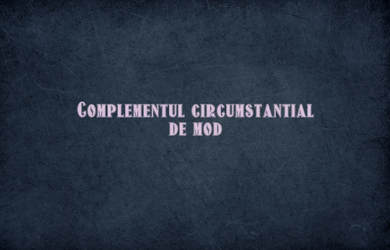 complement circumstantial de mod