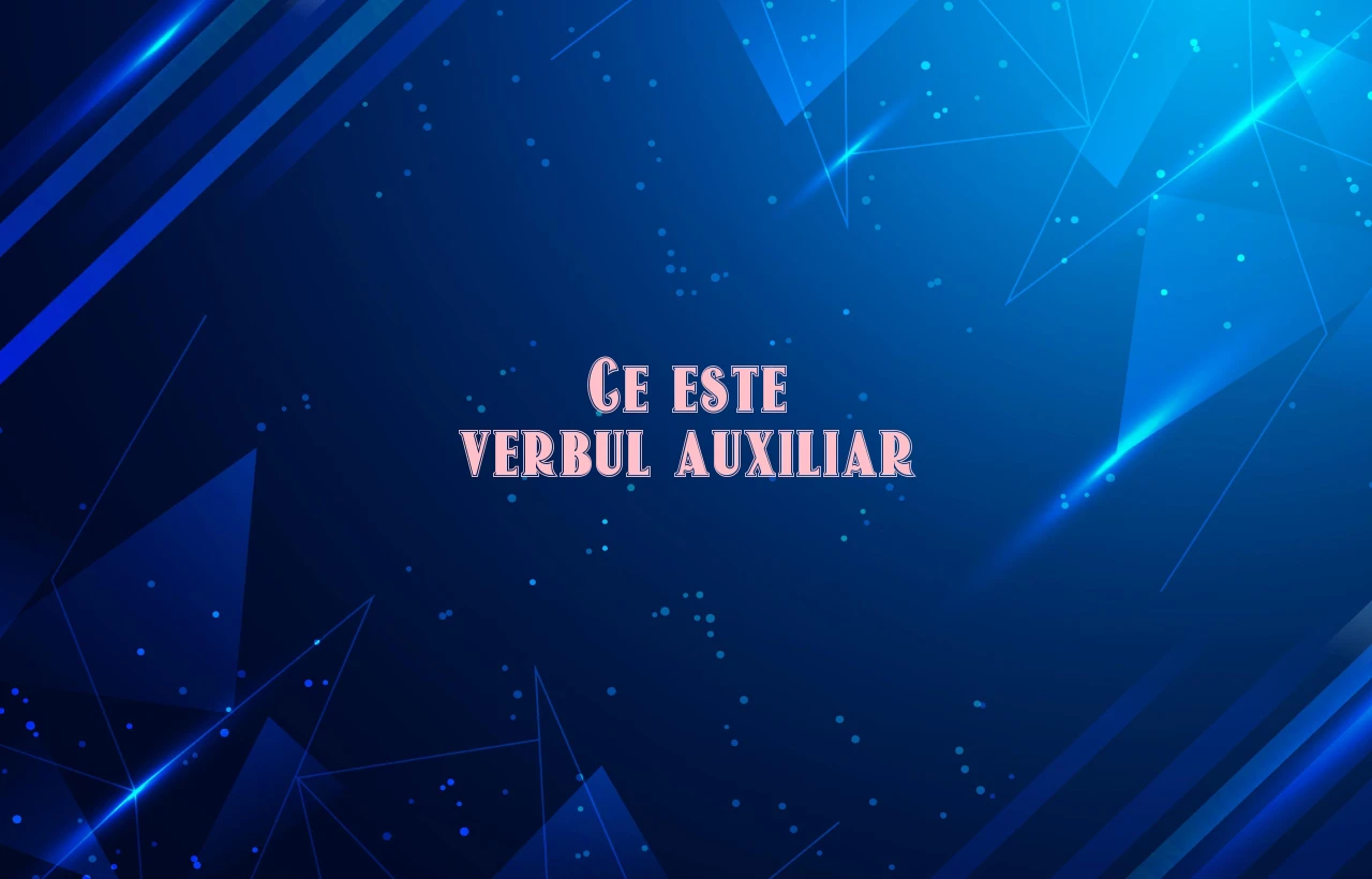 ce este verbul auxiliar