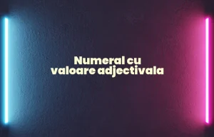 numeral cu valoare adjectivala