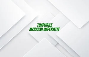 timpurile modului imperativ