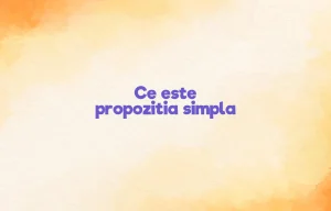 ce este propozitia simpla