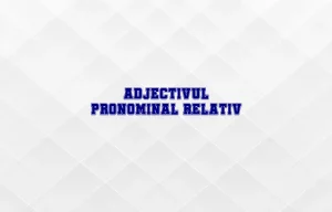adjectivul pronominal relativ