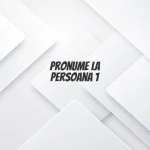 pronume la persoana 1