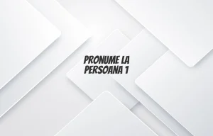 pronume la persoana 1