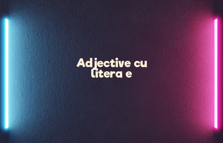 adjective cu e