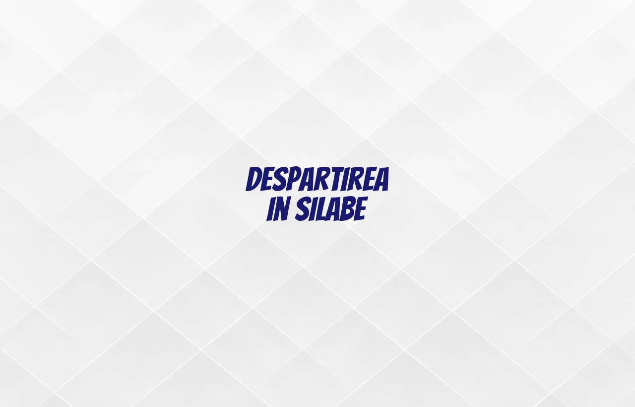 despartirea in silabe