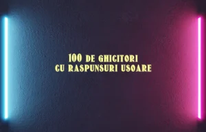 100 de ghicitori cu raspunsuri usoare