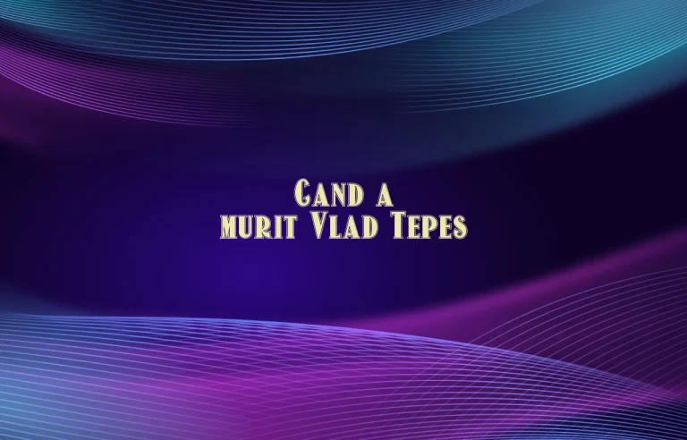 cand a murit vlad tepes