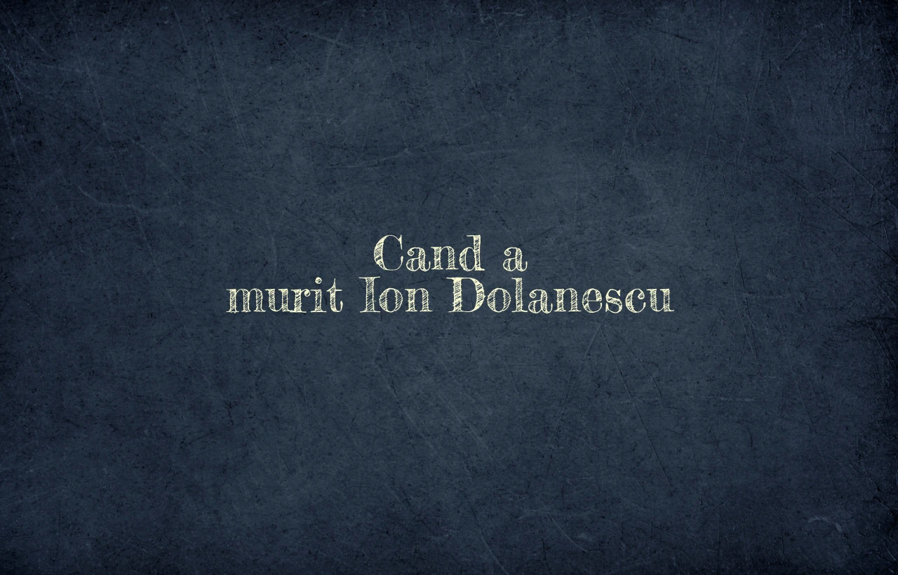 cand a murit ion dolanescu